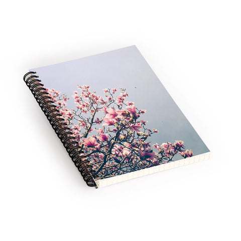 Olivia St Claire Pink Magnolia Spiral Notebook