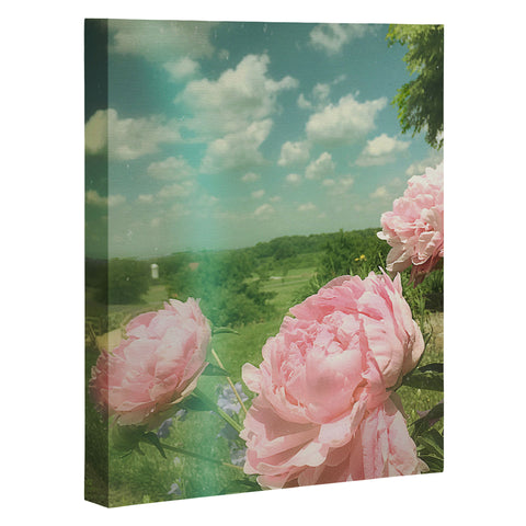 Olivia St Claire Pink Peony Art Canvas