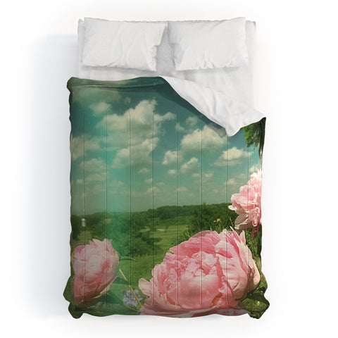 Olivia St Claire Pink Peony Comforter
