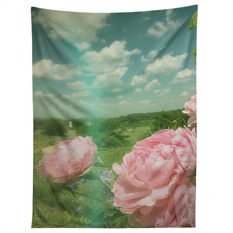 Olivia St Claire Pink Peony Tapestry