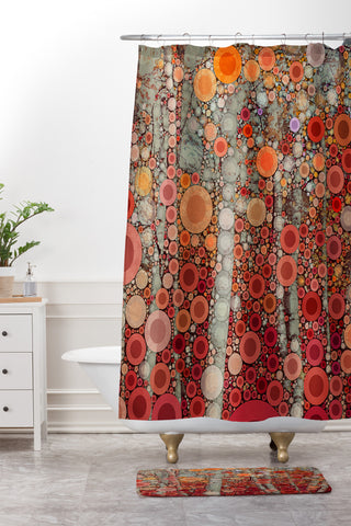 Olivia St Claire Random Shower Curtain And Mat