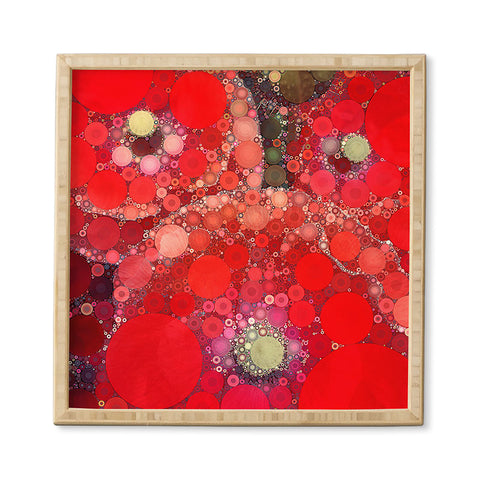 Olivia St Claire Red Poppy Abstract Framed Wall Art