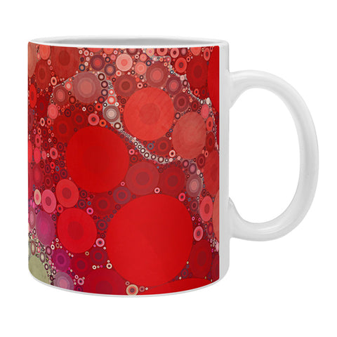 Olivia St Claire Red Poppy Abstract Coffee Mug