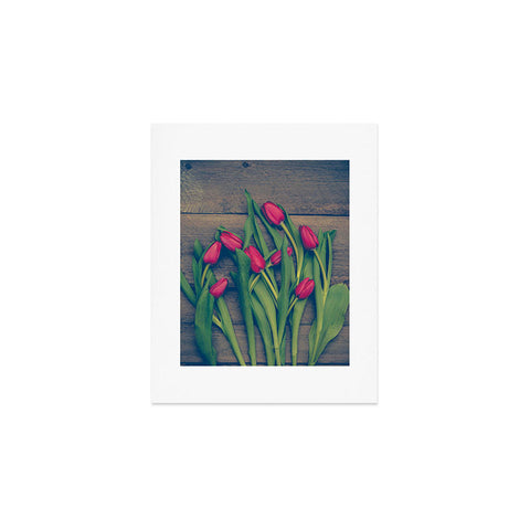 Olivia St Claire Red Tulips Art Print
