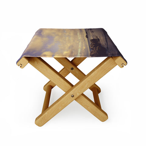 Olivia St Claire Sea and Sky Folding Stool