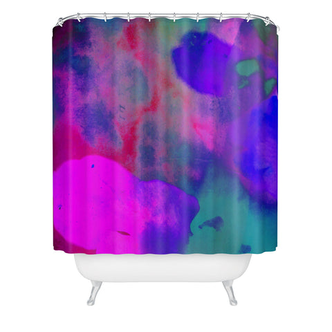 Olivia St Claire She Always Colored Outside the Lines Shower Curtain
