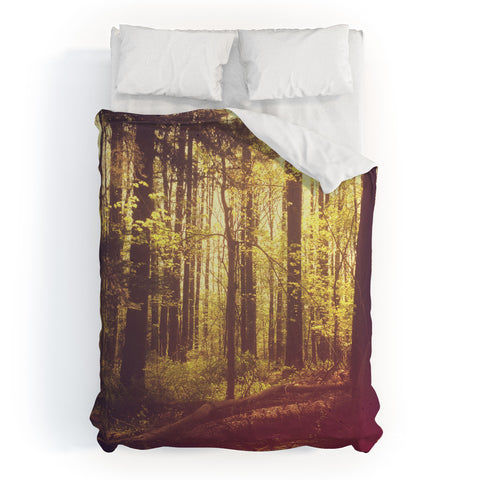 Olivia St Claire She Experienced Heaven on Earth Among the Trees Duvet Cover