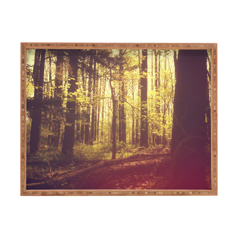 Olivia St Claire She Experienced Heaven on Earth Among the Trees Rectangular Tray