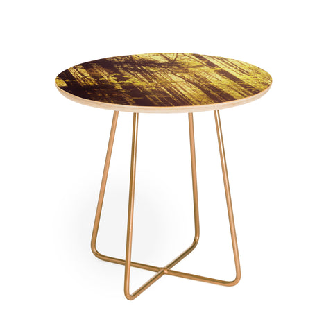 Olivia St Claire She Experienced Heaven on Earth Among the Trees Round Side Table