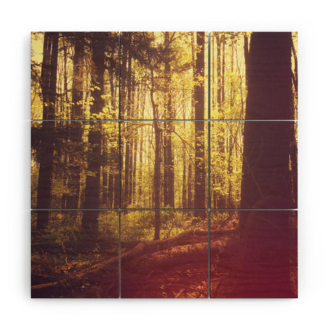 Olivia St Claire She Experienced Heaven on Earth Among the Trees Wood Wall Mural