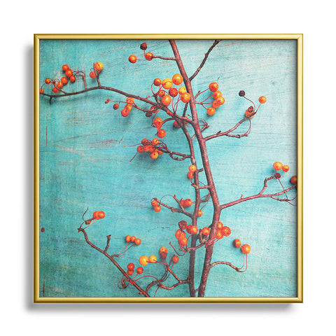 Olivia St Claire She Hung Her Dreams On Branches Metal Square Framed Art Print