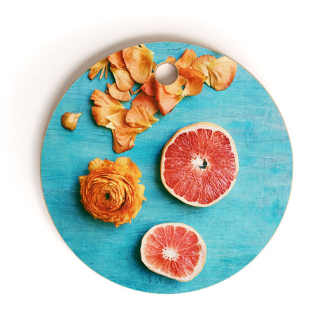 Olivia St Claire She Made Her Own Sunshine Cutting Board Round