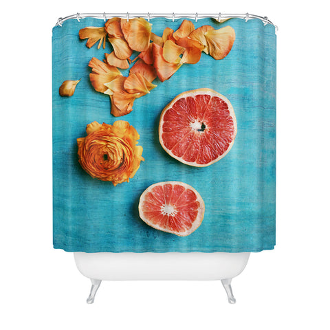 Olivia St Claire She Made Her Own Sunshine Shower Curtain