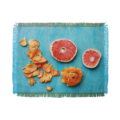 Olivia St Claire She Made Her Own Sunshine Throw Blanket