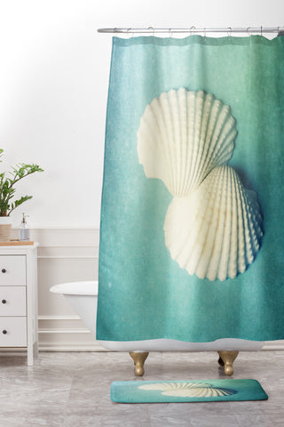 Olivia St Claire Soul Mates Shower Curtain And Mat