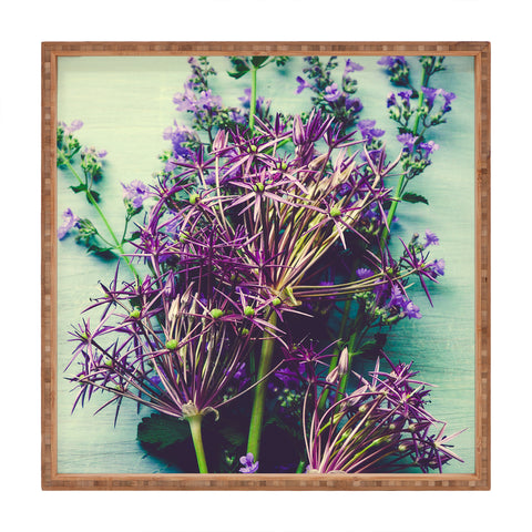 Olivia St Claire Spring Bouquet Square Tray