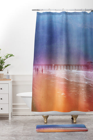 Olivia St Claire Stormy Monday Shower Curtain And Mat