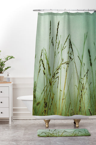 Olivia St Claire Summer Meadow Shower Curtain And Mat