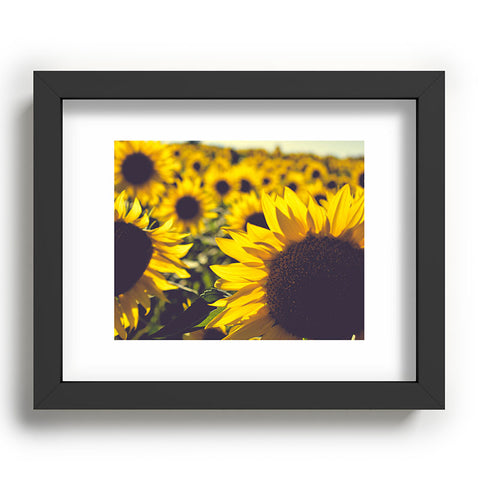 Olivia St Claire Summer Sunflower Love Recessed Framing Rectangle