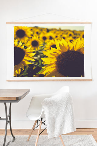Olivia St Claire Summer Sunflower Love Art Print And Hanger