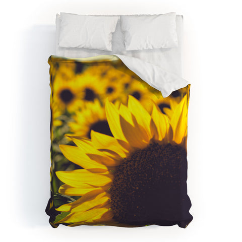 Olivia St Claire Summer Sunflower Love Duvet Cover
