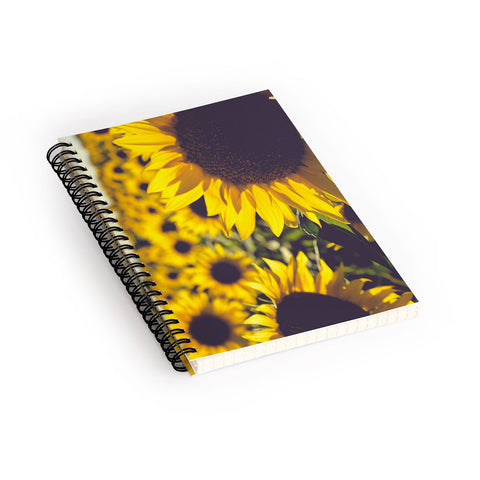 Olivia St Claire Summer Sunflower Love Spiral Notebook