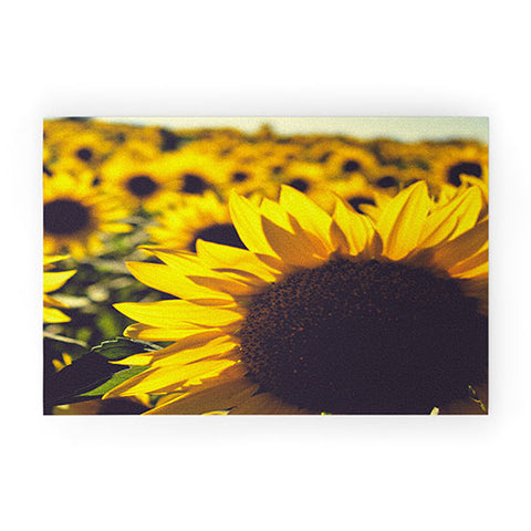 Olivia St Claire Summer Sunflower Love Welcome Mat