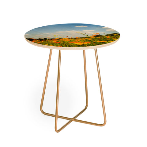 Olivia St Claire Summertime Good Vibes Round Side Table