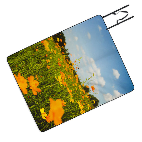 Olivia St Claire Summertime Good Vibes Picnic Blanket