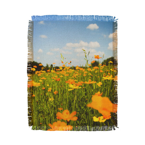 Olivia St Claire Summertime Good Vibes Throw Blanket