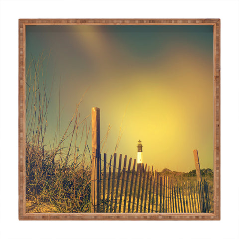 Olivia St Claire Summertime Is Beach Time Square Tray