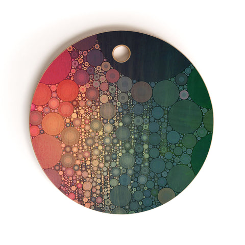 Olivia St Claire Sunrise Over the Sea Cutting Board Round