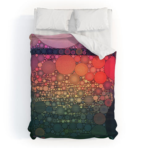 Olivia St Claire Sunrise Over the Sea Duvet Cover