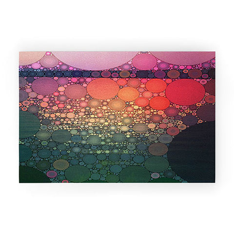 Olivia St Claire Sunrise Over the Sea Welcome Mat