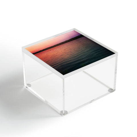 Olivia St Claire Sunset on the Lake Acrylic Box