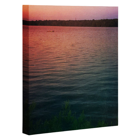 Olivia St Claire Sunset on the Lake Art Canvas