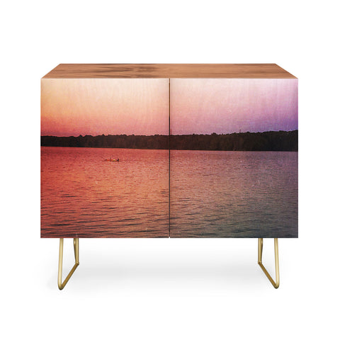 Olivia St Claire Sunset on the Lake Credenza