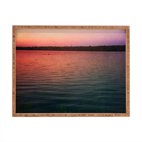 Olivia St Claire Sunset on the Lake Rectangular Tray