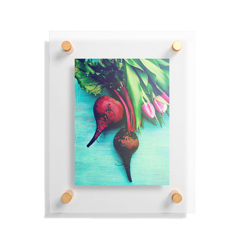 Olivia St Claire The Beat Goes On Red Floating Acrylic Print