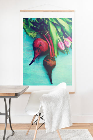 Olivia St Claire The Beat Goes On Red Art Print And Hanger