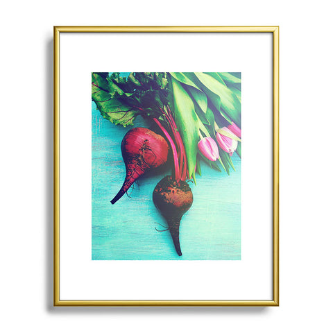 Olivia St Claire The Beat Goes On Red Metal Framed Art Print