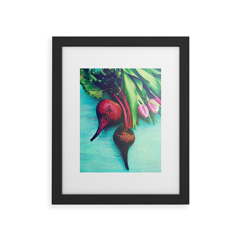 Olivia St Claire The Beat Goes On Red Framed Art Print