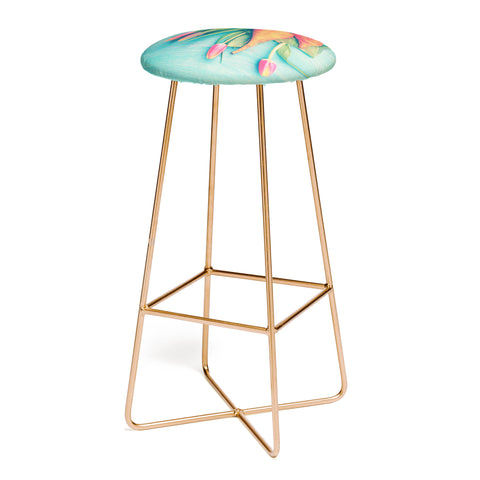 Olivia St Claire The Beat Goes On Yellow Bar Stool