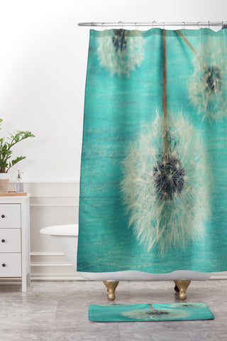 Olivia St Claire Three Wishes Shower Curtain And Mat