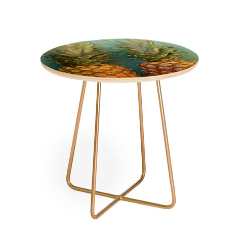 Olivia St Claire Tropical Round Side Table