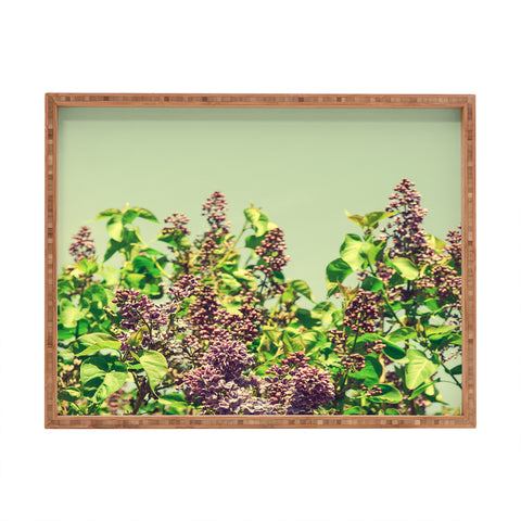 Olivia St Claire Vintage Lilacs Rectangular Tray