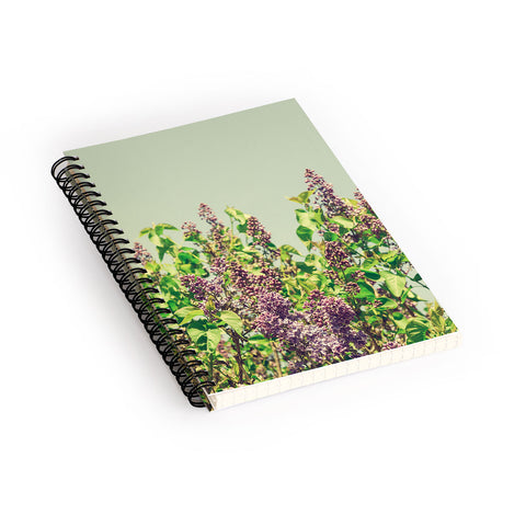 Olivia St Claire Vintage Lilacs Spiral Notebook
