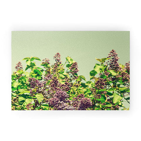 Olivia St Claire Vintage Lilacs Welcome Mat