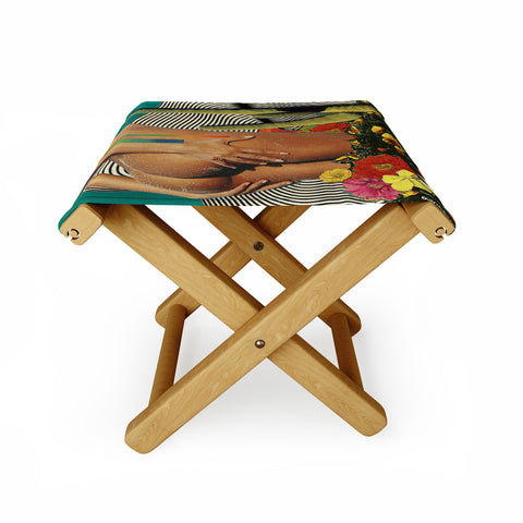 Olivia Stafne Art A Perfect World Folding Stool