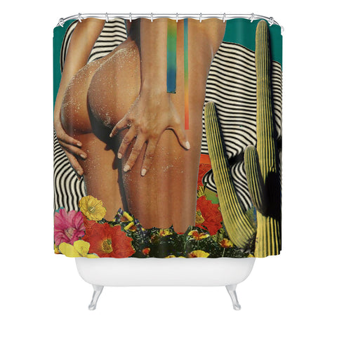 Olivia Stafne Art A Perfect World Shower Curtain